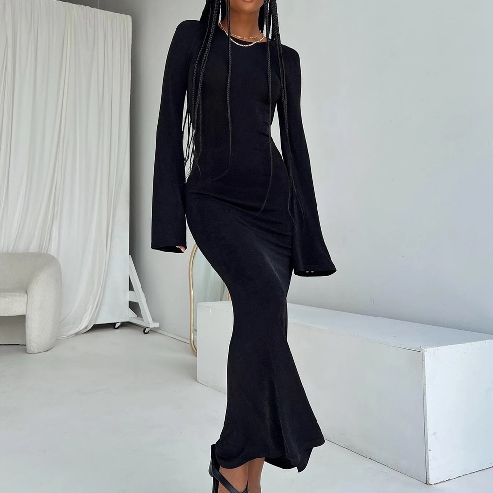 Princess Polly Amersham Long Sleeve Maxi Dress